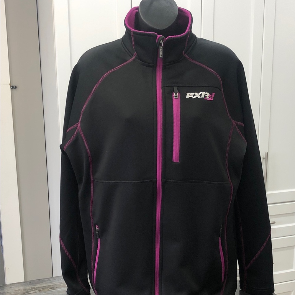 FXR Softshell Jacket – Black with Purple Accents – Women’s Size 12